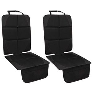 Catzon 2 Pcs Car Seat Protector With Mesh Pockets Waterproof