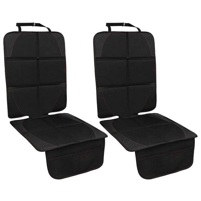 Catzon 2 Pcs Car Seat Protector With Mesh Pockets Waterproof