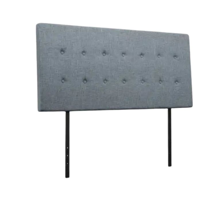 Freddy Linen Headboard Bluish Grey - Super King