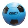 Victor Sports Vinyl School Soccer Ball Soft Touch Lightweight Blue/Black