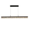 Vencha Brystol 40w Tri-Colour LED Linear Pendant Light - Black
