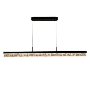 Vencha Brystol 40w Tri-Colour LED Linear Pendant Light - Black
