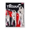 Trojan 3 Piece Locking Plier Set