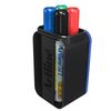 4x Artline 577 Assorted Colours Writing Markers W/whiteboard Cup/magnetic Eraser