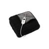 Dreamaker Eve Reversible Sherpa & Coral Fleece Electric Heated Throw Blanket Charcoal & Silver 130 X 160cm | Overheat Protection