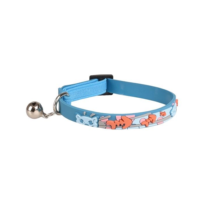 Flamingo Nanou 15-22cm Blue Kitten Collar