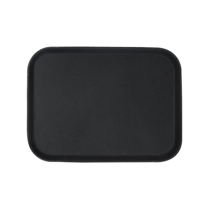 Rectangle Non-Slip Serving Tray - 56cm x 41cm - Black