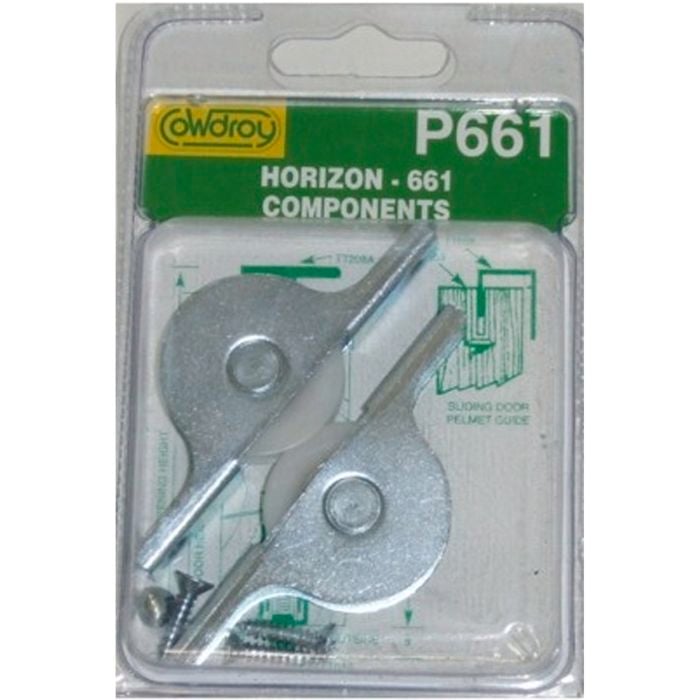 Cowdroy Sliding Door Sheave 60kg White 2pk