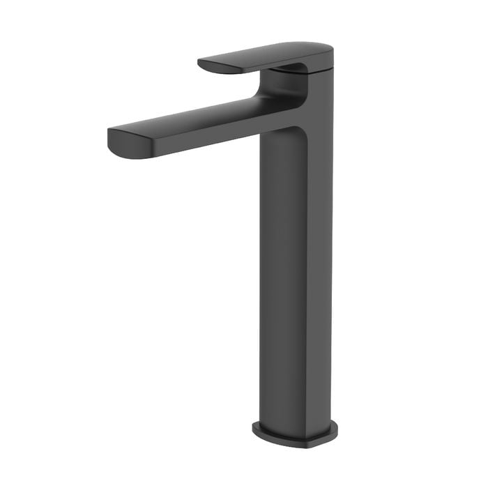 Greens WELS 5 Star, 6L/Min Matte Black Avalon Tower Basin Mixer - Matte Black