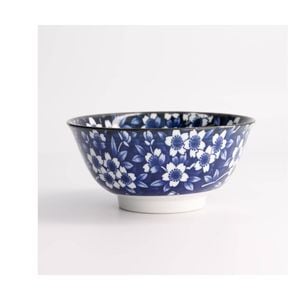 Tokyo Design Porcelain Bowl Sakura Blue Microwave Dishwasher Safe 15cm