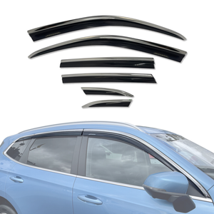 AUSGO Stainless Trim Weather Shields for Haval Jolion 2021-Onwards Weathershields Window Visors Wind Deflectors