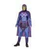 He-Man Skeletor Adult Halloween Costume with Green EVA Mask and Purple Hood, STANDARD