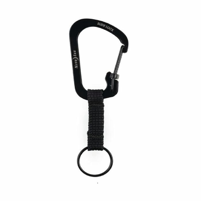 Nite Ize 115 x 38mm Black No 3 Slide Lock Key Ring