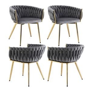 4x Artiss Dining Chairs Grey