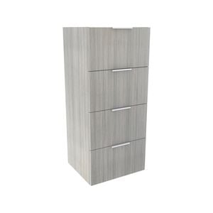 Lugna 1024 x 450 x 380mm Mist 4 Drawer Storage Cabinet