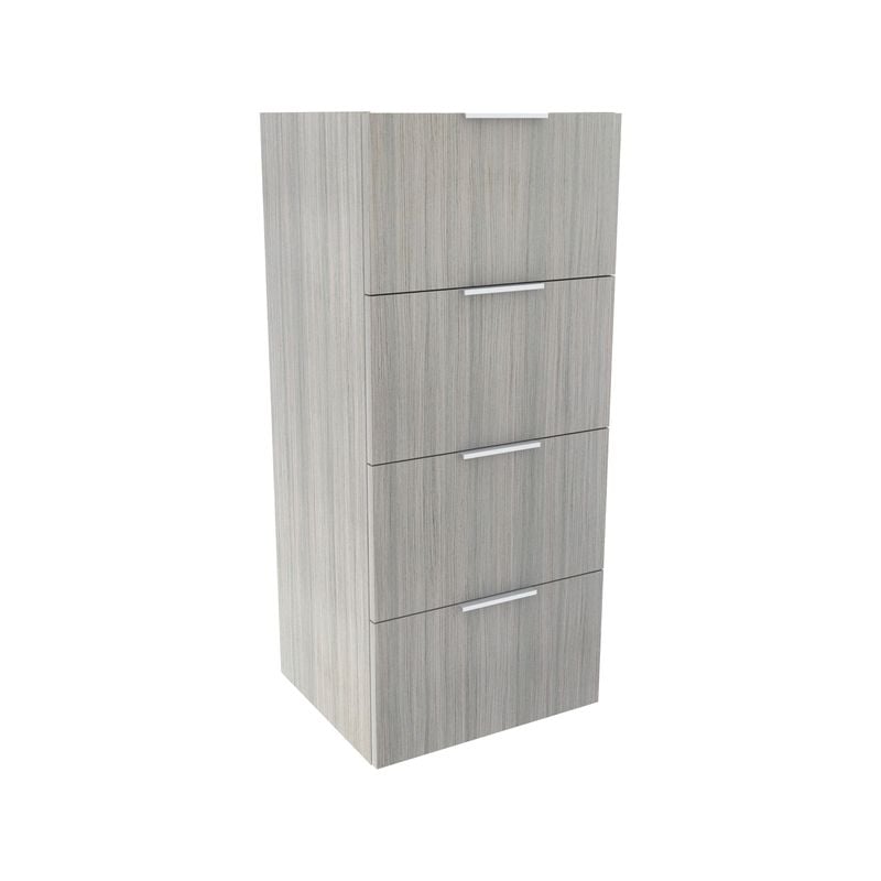Lugna 1024 x 450 x 380mm Mist 4 Drawer Storage Cabinet