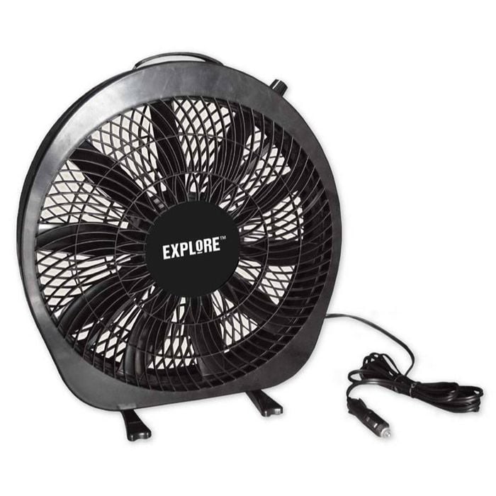 Explore 12v Fan Cool Breeze Portable 12 Volt Dc For Camping, Tent, Caravan, Boat