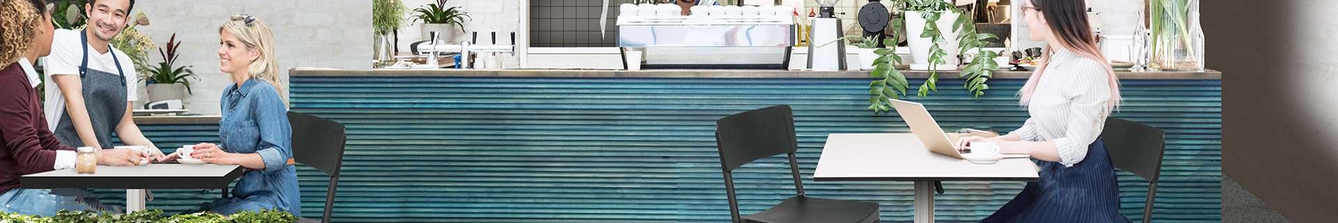 Cafe front using Tusk Living furniture