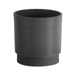 Respect 18cm Charcoal Cirque Cylinder Planter