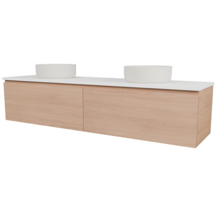 New England Joinery 1800mm Slim SilkSurface Top Wall Hung Vanity