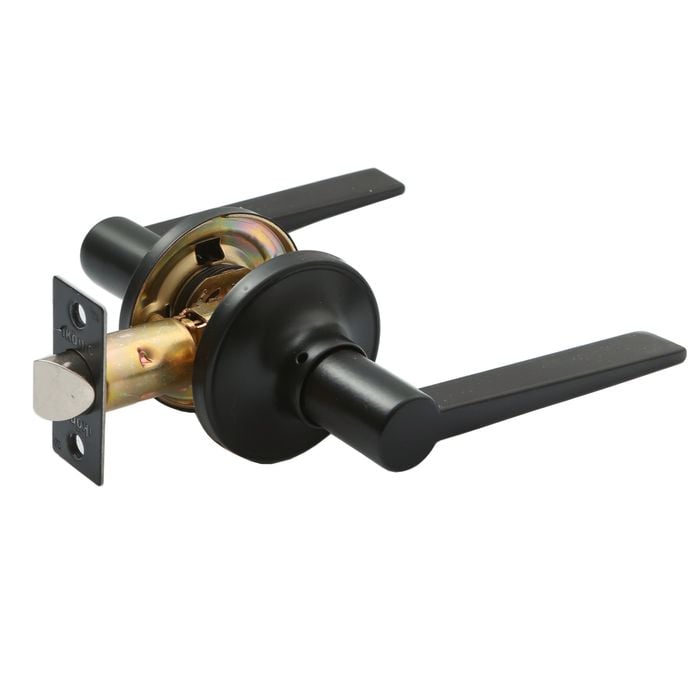 Ikonic Matt Black Slimline Passage Set