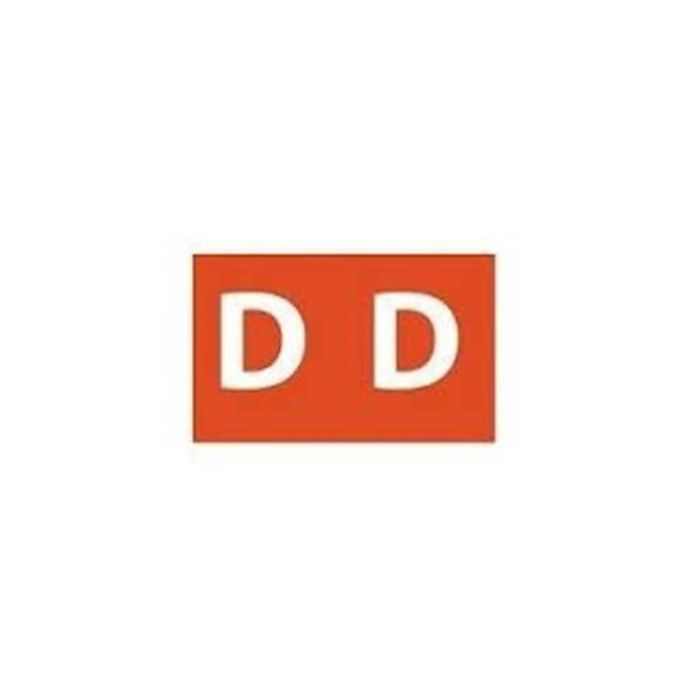 Avery Colour Coding Labels 25x38mm 180pk (Orange, D)