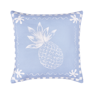 Mimosa 48cm x 48cm Au Soleil Pineapple Blue Outdoor Cushion