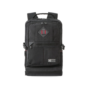 Swisswin Swiss waterproof 15.6" laptop School Travel Backpack - Black