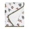 Living Textiles Sherpa Blanket - Forest Retreat