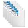 6pk Boyle Thin Edge 30x40cm/12x16" Stretched Canvas 280gsm For Acrylic/oil Paint