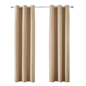 Mollers 120 x 223cm Caramel Blockout Trevally Eyelet Curtain