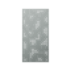 Walpix 1775 x 875 x 2.0mm Perforated Aluminium Decorative Screen Folded Profile After Rain - Woodland Grey