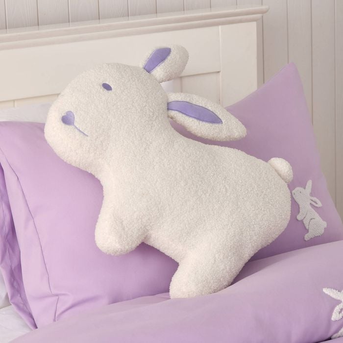Jack & Ava Nibbles The Bunny Boucle Fleece Cushion