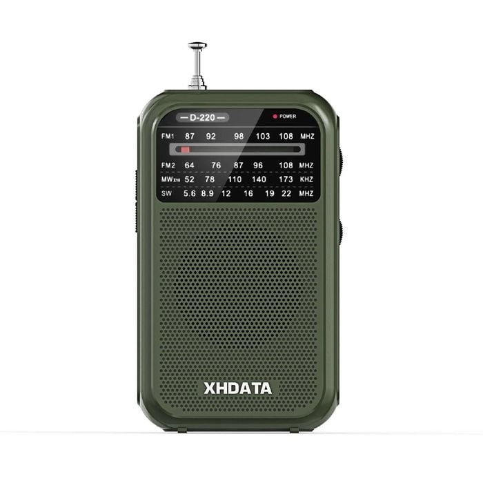 Mini Portable Retro Radio Green