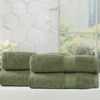 Renee Taylor 4 Piece Bamboo Cotton Bath Sheet Jade