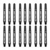 18pc Target Pro Grip Nylon Shaft/dart Stem Replacement Accessory Medium Black