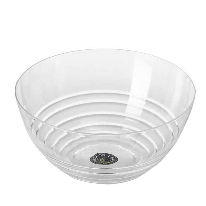 Lemon & Lime Wave Deco Salad Bowl 25.5cm Assorted