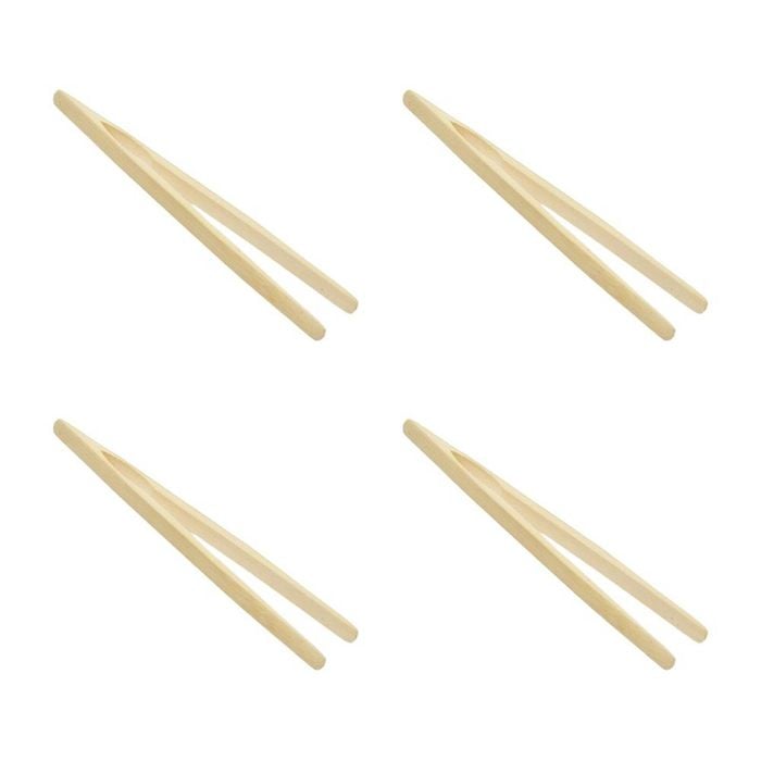 4x Cuisena Toast Tongs With Magnet Kitchen Accesorries Lightweight 20cm