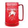 Afl Colour Freeze Mug - Sydney Swans - 500ml - Gel Freeze Drink Cup