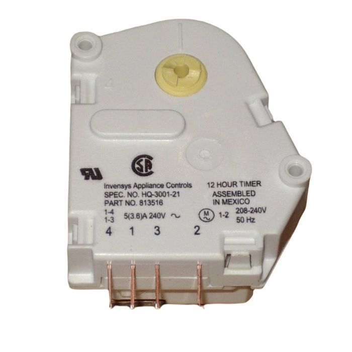 Refrigerator Defrost Timer 12 Hours 20 Minutes 813516P, suits Fisher And Paykel