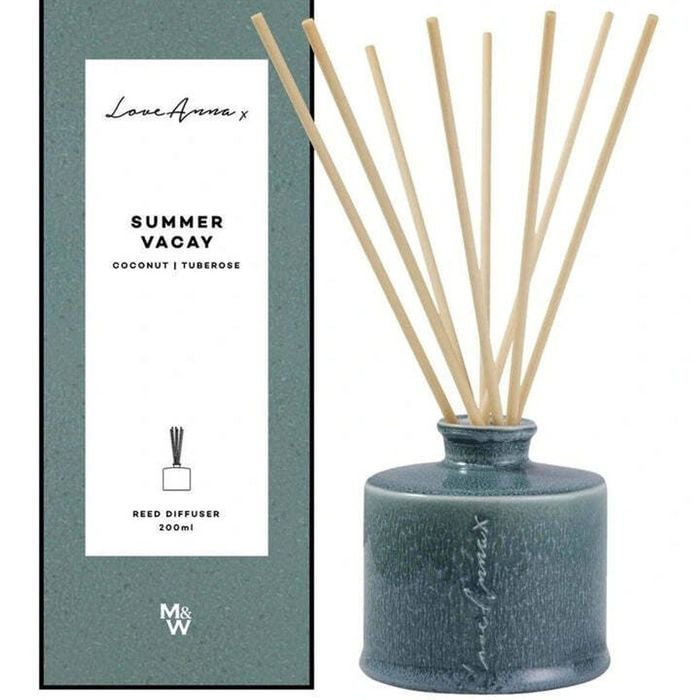 Love Anna X Chapters Summer Vacay Reed Diffuser Coconut & Tuberose 200ml