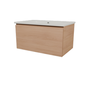 New England Joinery 750mm Slim Alpha Top Wall Hung Vanity