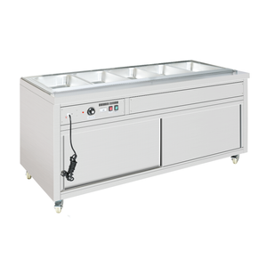 Thermaster Premium Wet and Dry Bain Marie Food Display 5x1/1 GN Pans - PG180FE-XB