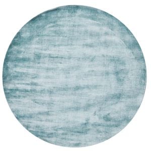 Modern Handmade Viscose Rug-Nova 6333-Sea Blue-160x160cm