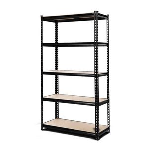 Relaxio 1.5M Garage Shelving Warehouse Rack Pallet Racking Storage Shelve Black