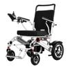 Livingstone Power Electric Wheelchair Aluminium Alloy 120kg Capacity Black Silver