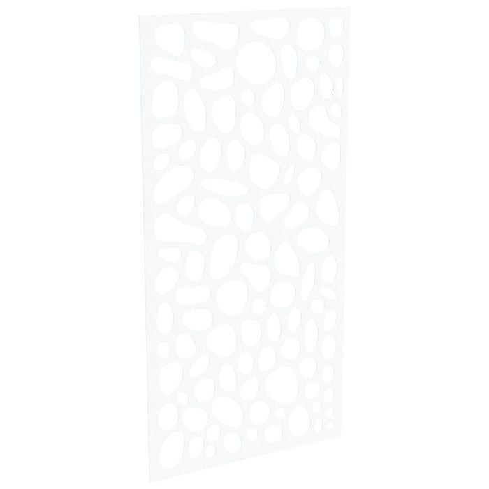ProtectorAl 300 - 1200 x 1201 - 2400mm Pearl White Riverstone Unframed Solid Aluminium Decorative Panel