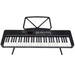 Karrera 61-Key Electronic Piano Keyboard with LED and Folding Stand