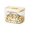 Taste Relax Space Transparent Snack Storage Box With Measuring Tray 133x96.5x93mm Candy & Nut Container For Home Or Travel