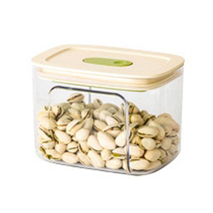 Taste Relax Space Transparent Snack Storage Box With Measuring Tray 133x96.5x93mm Candy & Nut Container For Home Or Travel